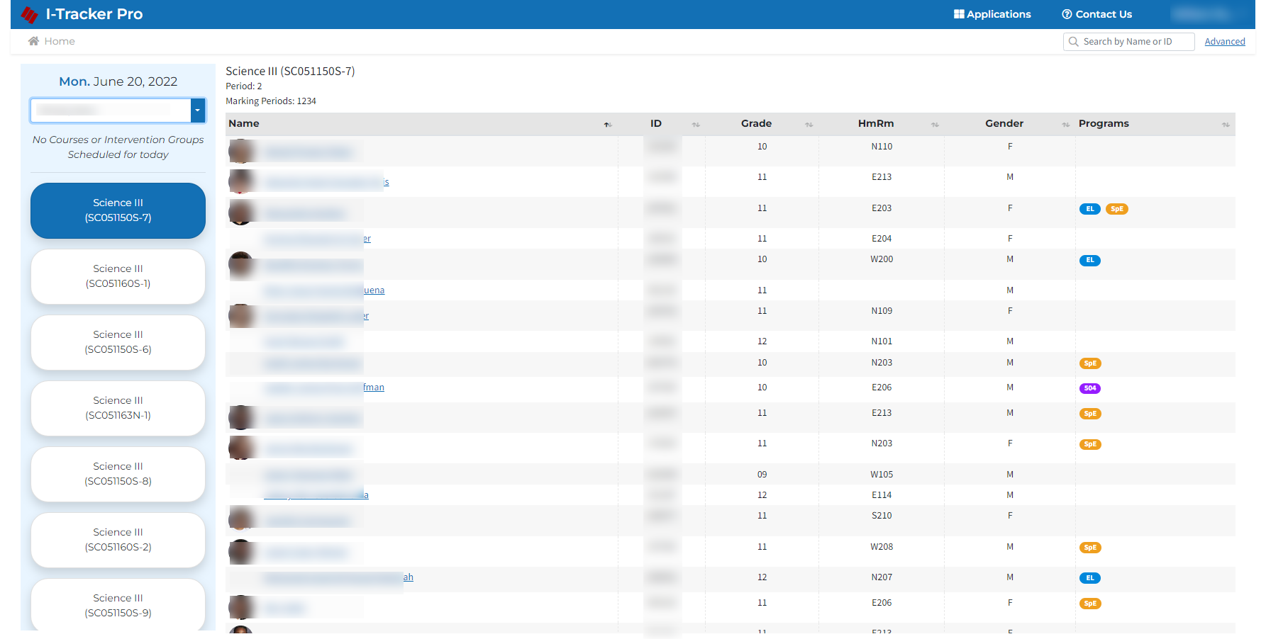 I-Tracker Dashboard